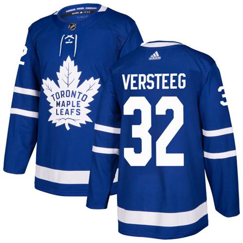 Adidas Men Toronto Maple Leafs 32 Kris Versteeg Blue Home Authentic Stitched NHL Jersey